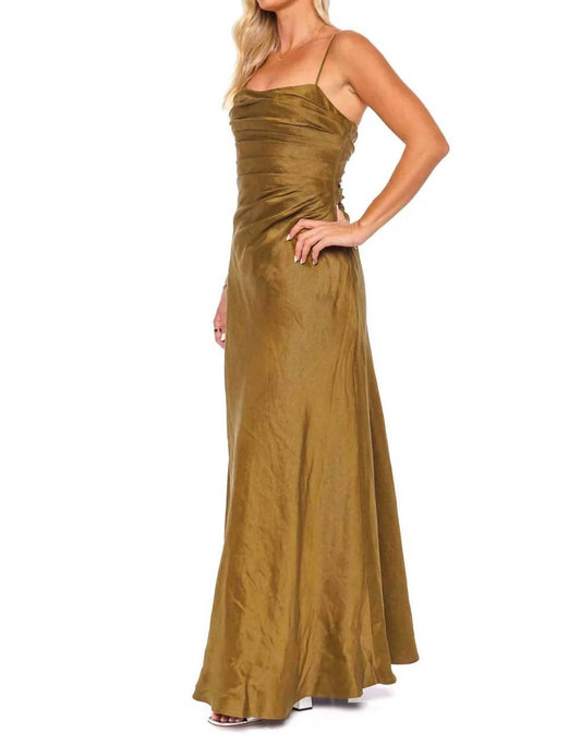 Aje. - Clarice Draped Maxi Dress