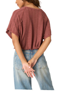 Project Social T - Paola sweater v neck bubble tee