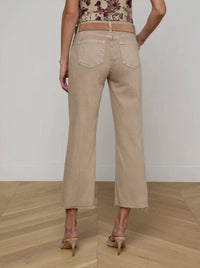 L'Agence - Wanda High Rise Crop Wide Leg Jean