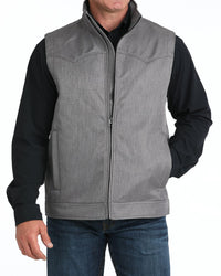 CINCH Men's Concealed Carry Western Bonded Vest in grey - men's jacket