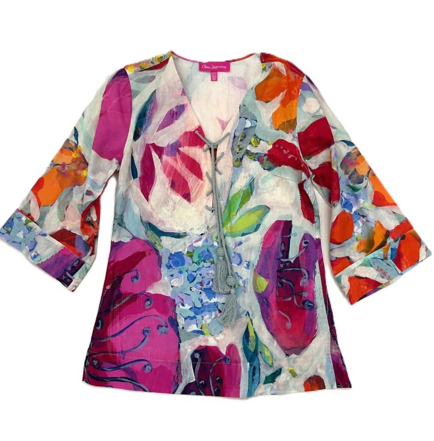 Claire Desjardins - A Smattering of Spring Lace-up Tunic