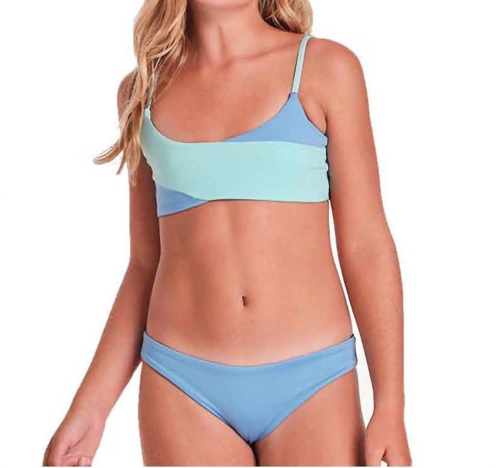 Submarine - Girls' Line Crossed Bikini Set