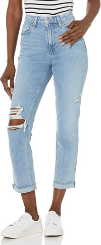 Paige - High Rise Brigitte Raw Hem Cuff Jeans