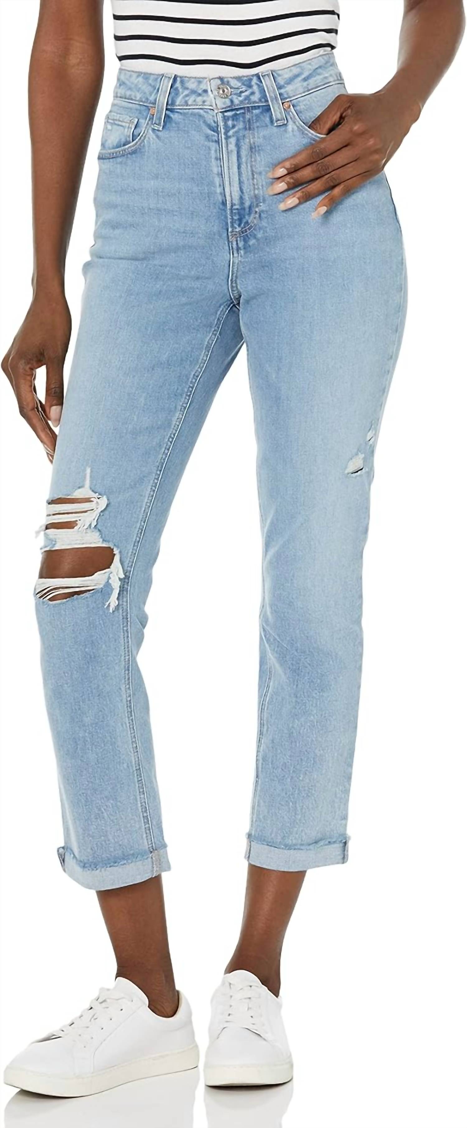 Paige - High Rise Brigitte Raw Hem Cuff Jeans