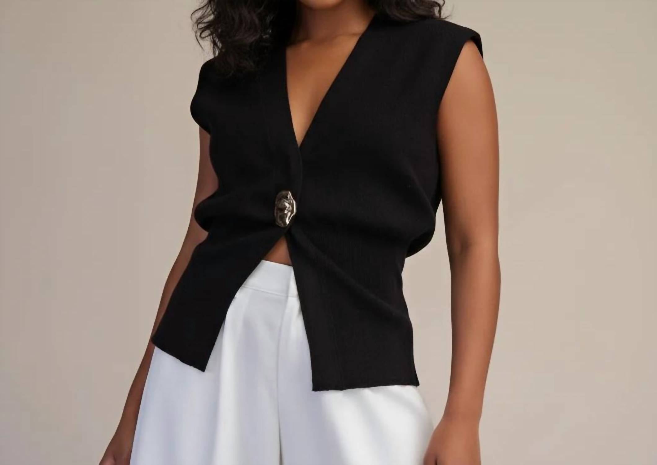 Glam - Avery V-Neck Vest
