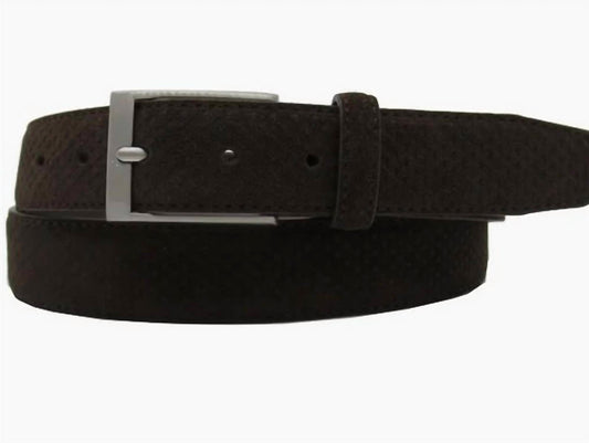 Selini New York - Men's Wesley Suede Leather Belt