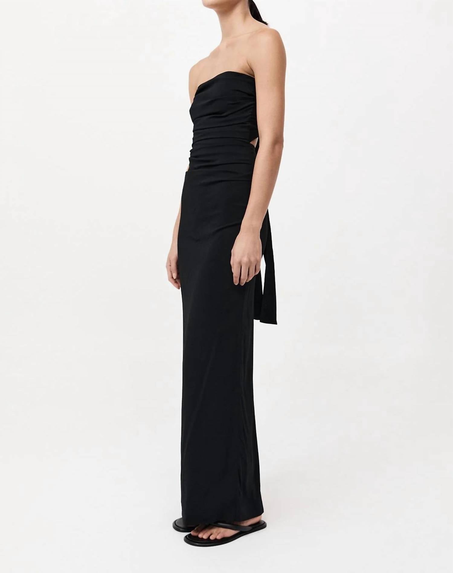 St. Agni - Strapless Tie Back Dress