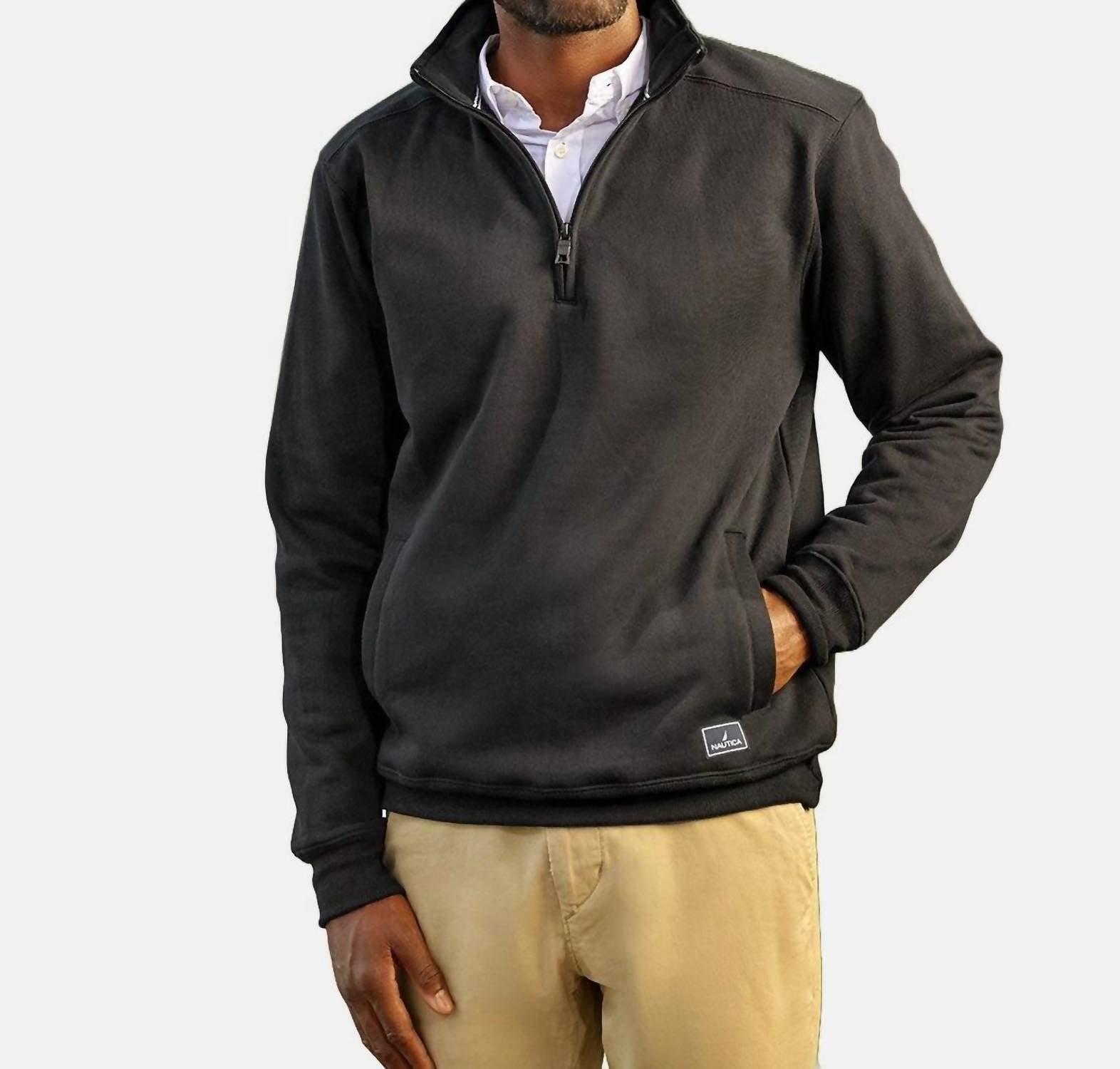 Nautica - Men's Anchor Quarter Zip Top