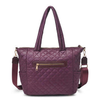 Urban Expressions - Women's Quilted Nylon Tote Bag