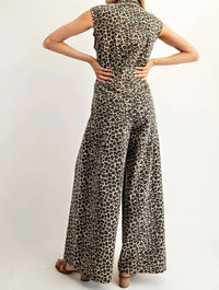 Ee:Some - Print Sleeveless Jumpsuit