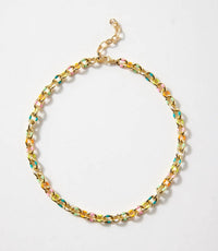Marlyn Schiff - Women's Painted Link Necklace