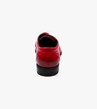 STACY ADAMS Men's Gala Cap Toe Oxfords in red - men's shoe - view 8