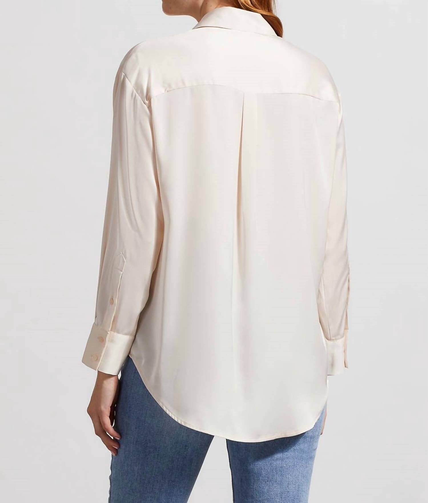 Tribal - Satin Drop Shoulder Shirt