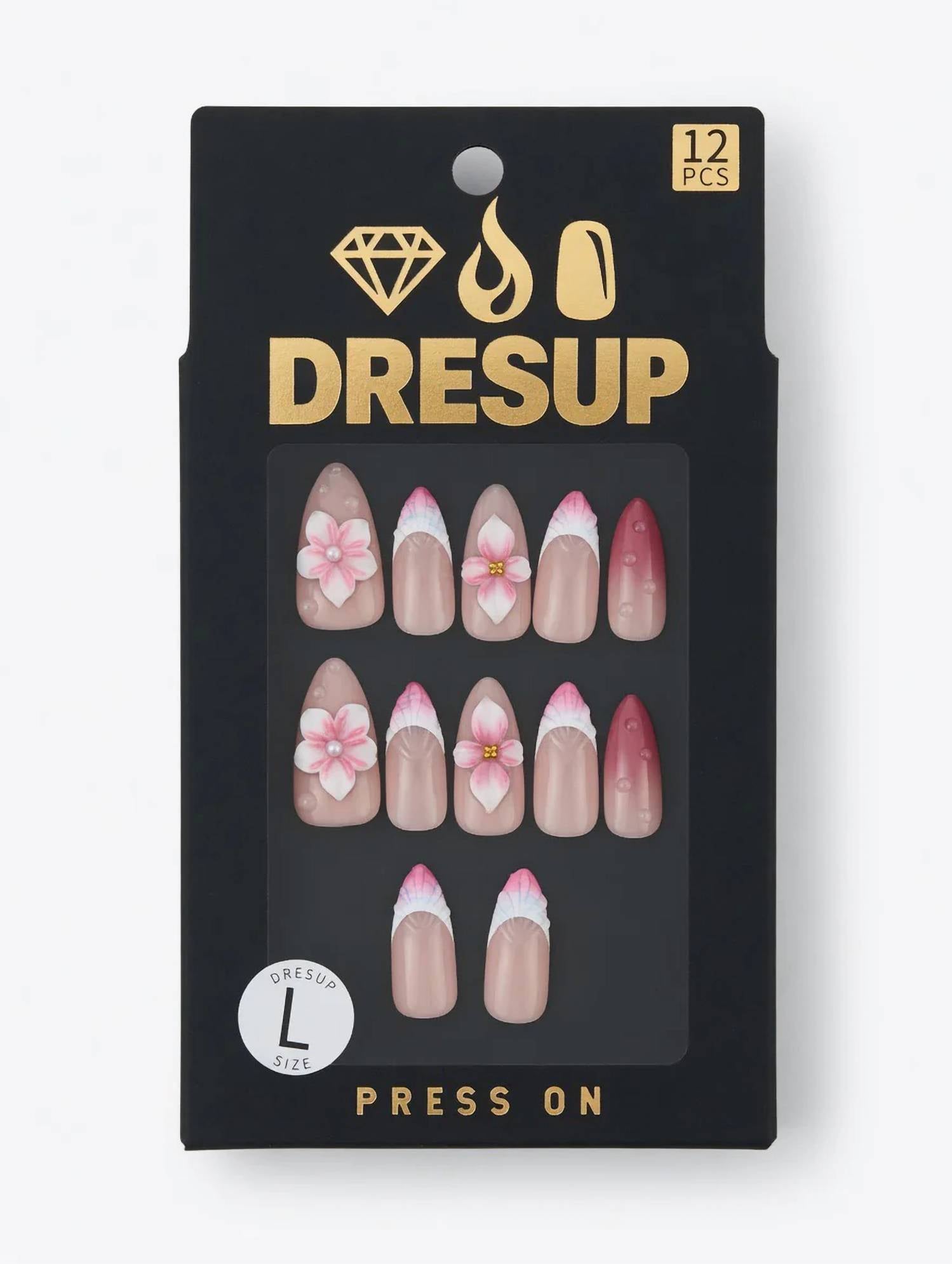 Dresup - Women's Custom Ocean Petal Nails