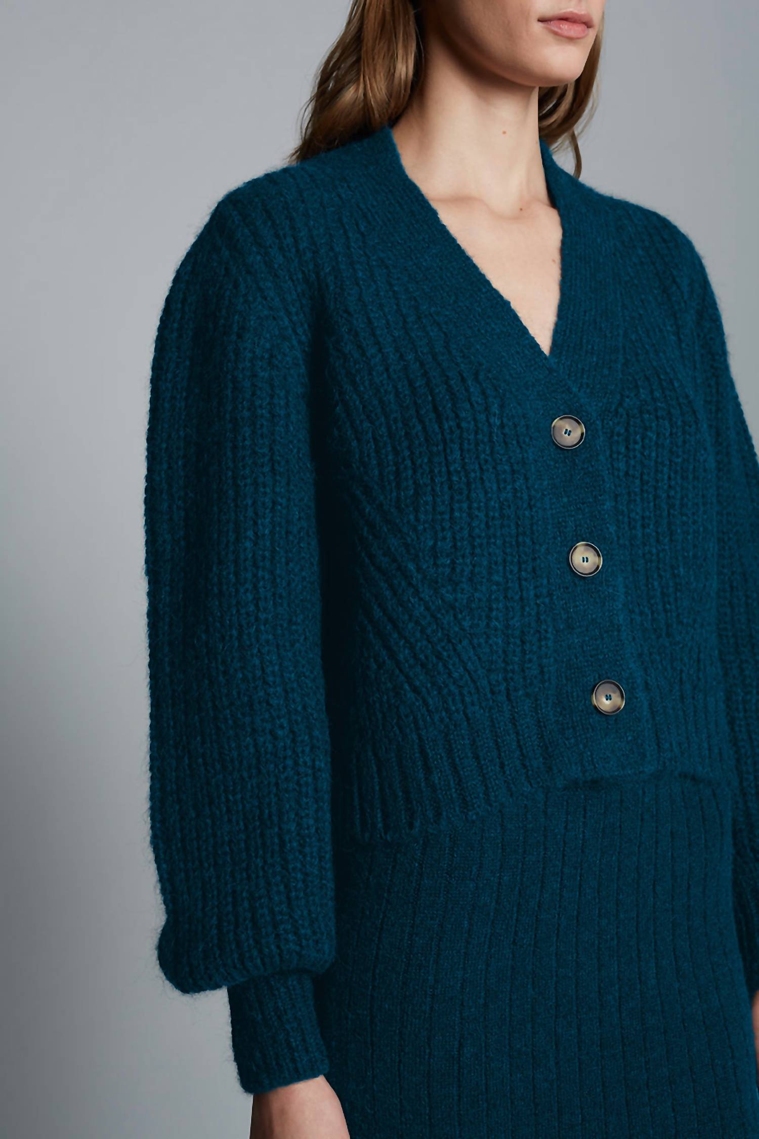 Eleven Six - Sara Blouson Sleeves Cardigan