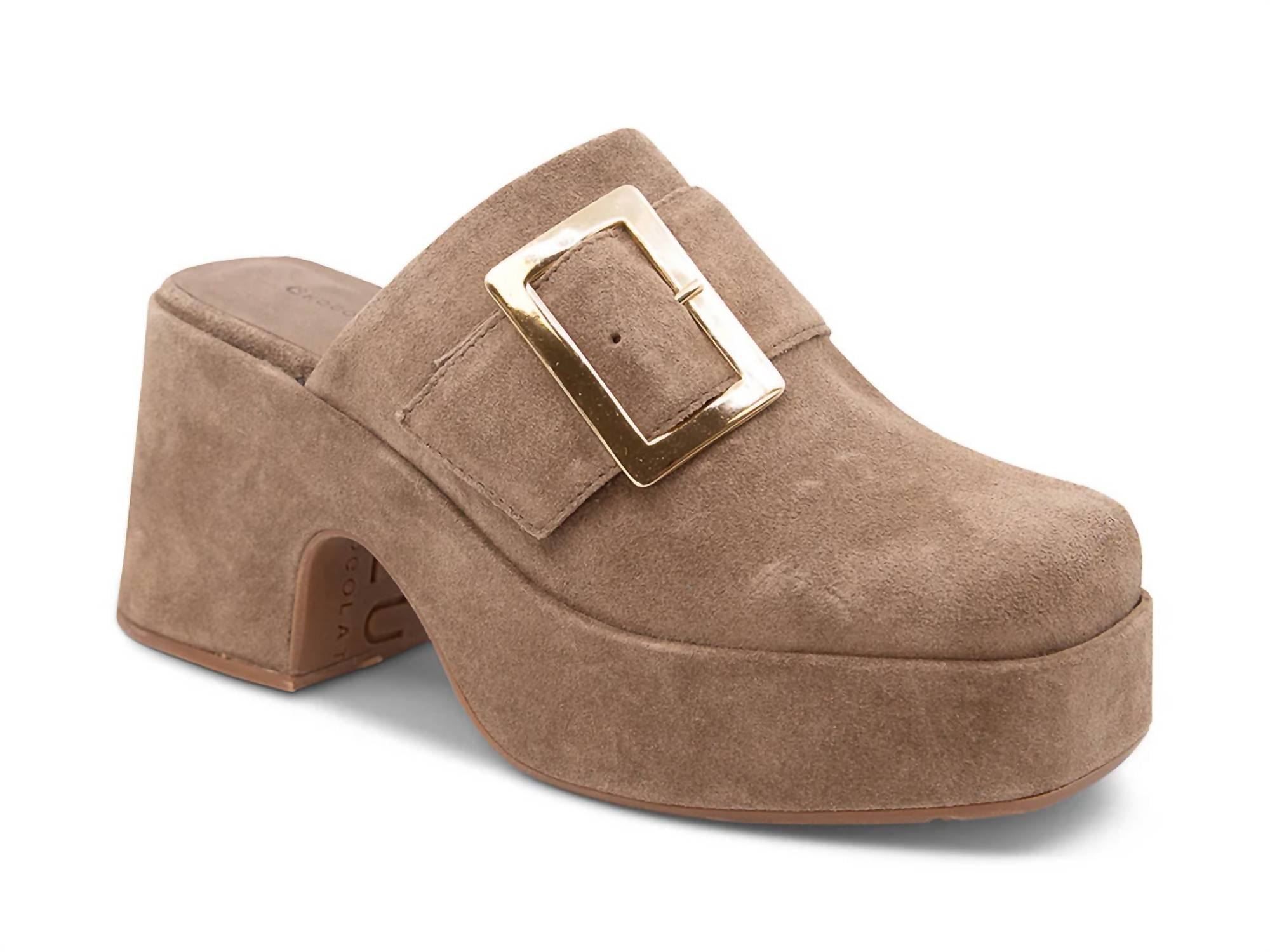 Chocolat Blu - Women's Haze Buckle Mule
