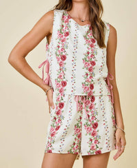 Day + Moon - Floral Tie Set