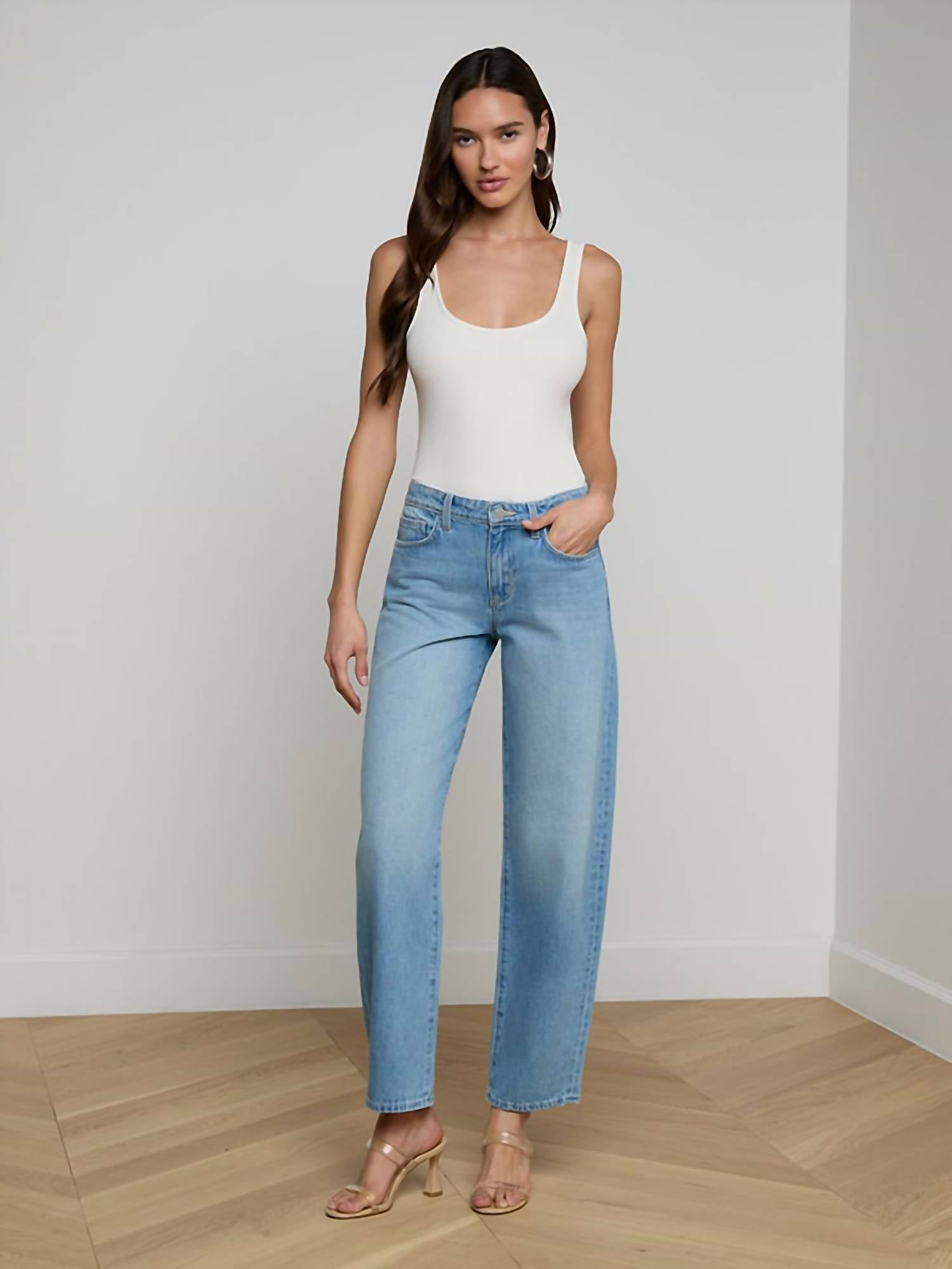 L'Agence - Bex High Rise Slouch Jeans