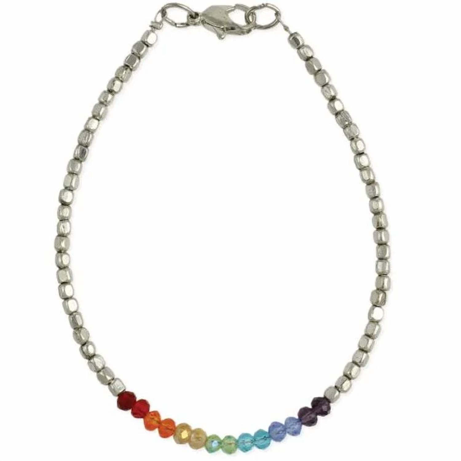 Zad - Women's Sparkle Bead Anklet Bracelet