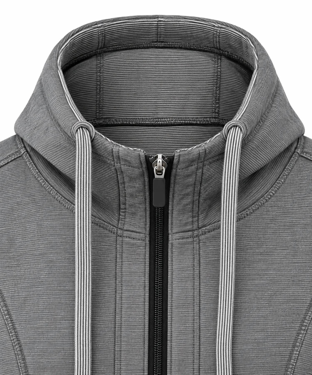 Lulu-B - Reversible Bucket Neck Zip Up Coat