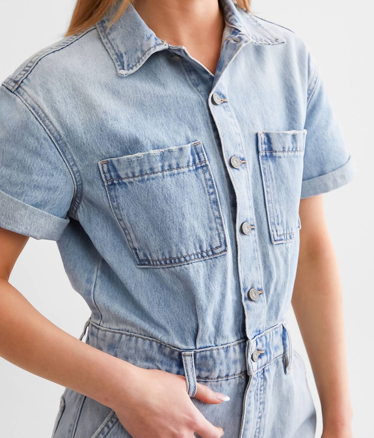 Hidden - Dylan Denim Romper