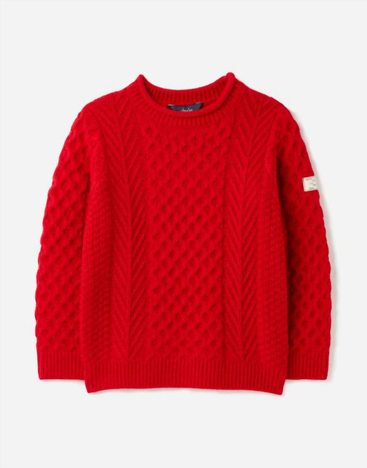 Joules - Kids Aran Knit Sweater