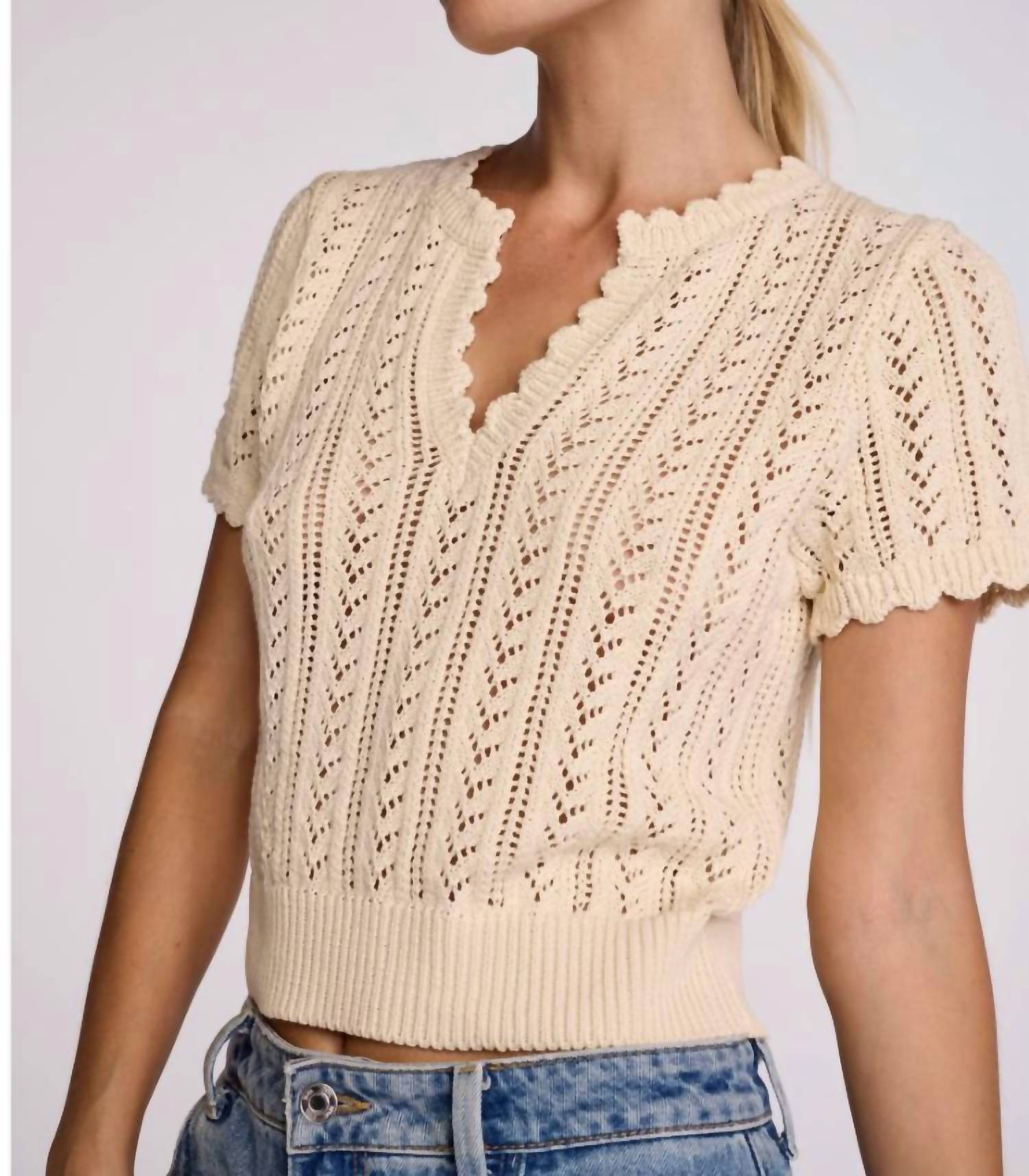 Sundays - Nova Short Sleeve Sweater