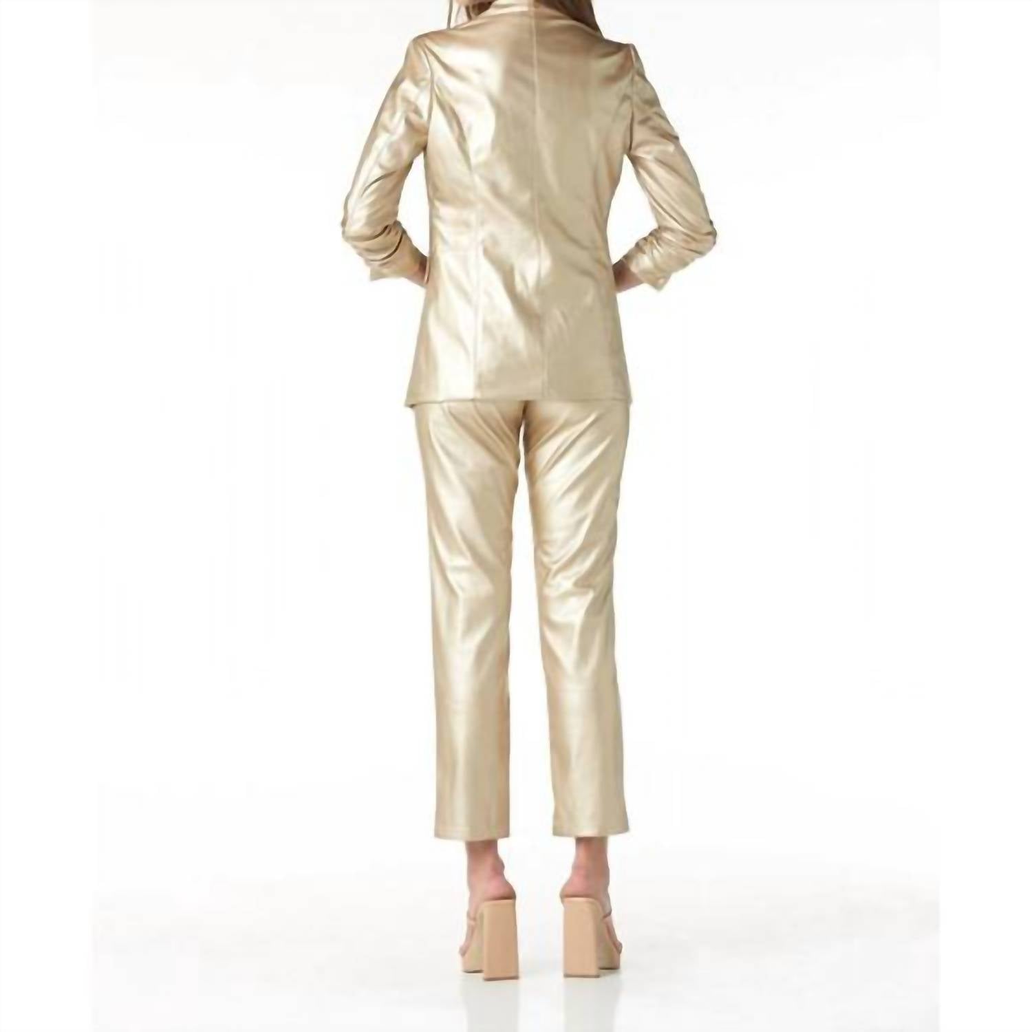 Tart Collections - Kia Vegan Leather Blazer