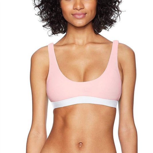 Splendid - Color Blocked Sport Bra Bikini Top