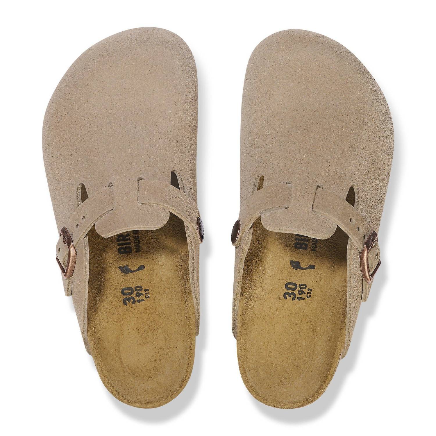 Birkenstock - Kid's Boston Suede Leather Clogs