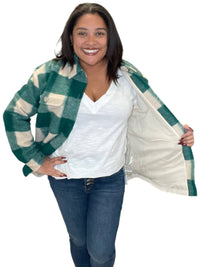 Saltwater Luxe - Plaid Button Up Oversized Shacket