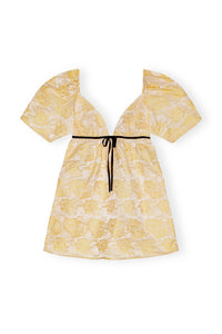 Ganni - Botanical Jacquard Mini Dress