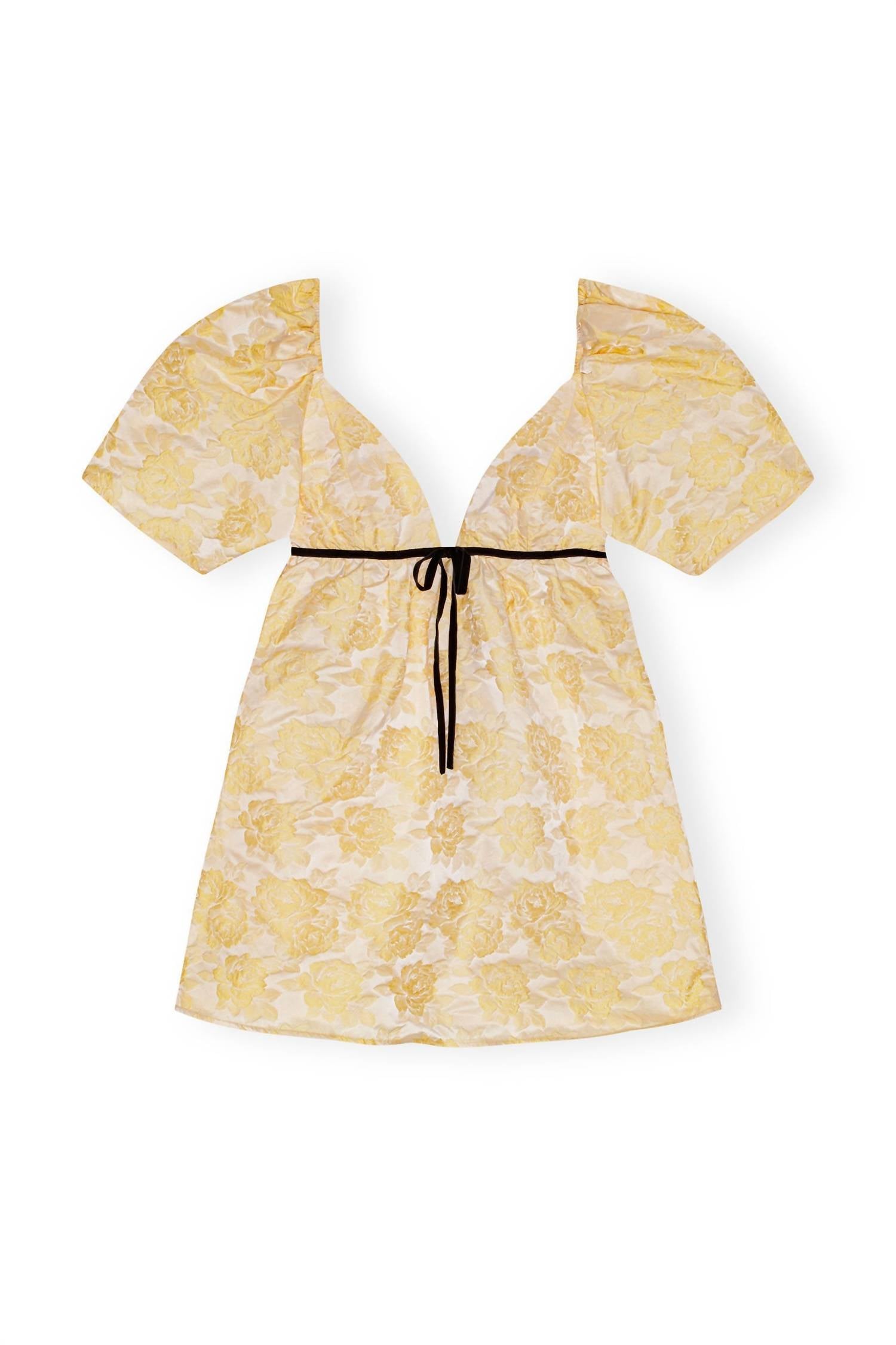 Ganni - Botanical Jacquard Mini Dress