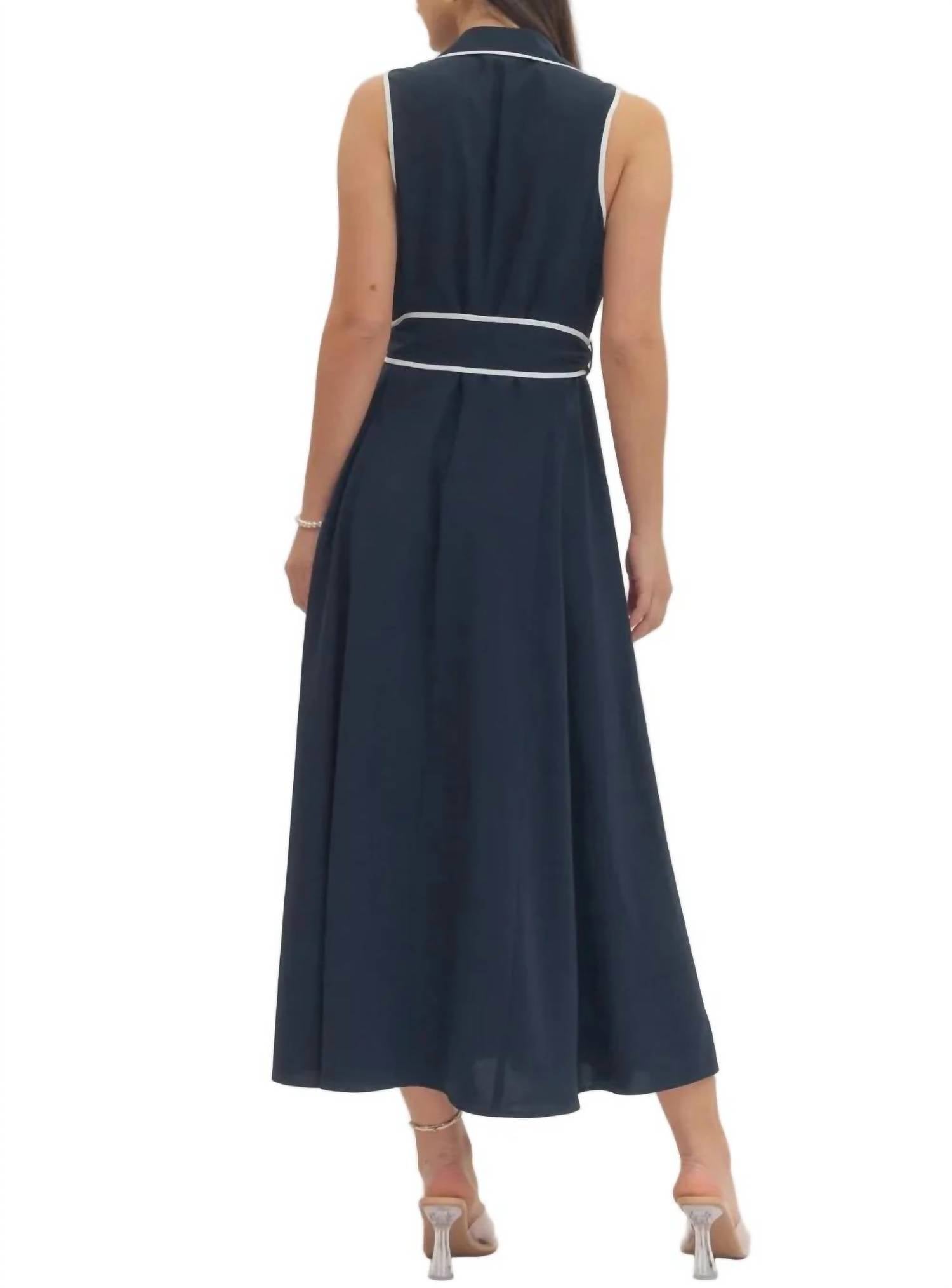 Entro - Sleeveless Midi Dress
