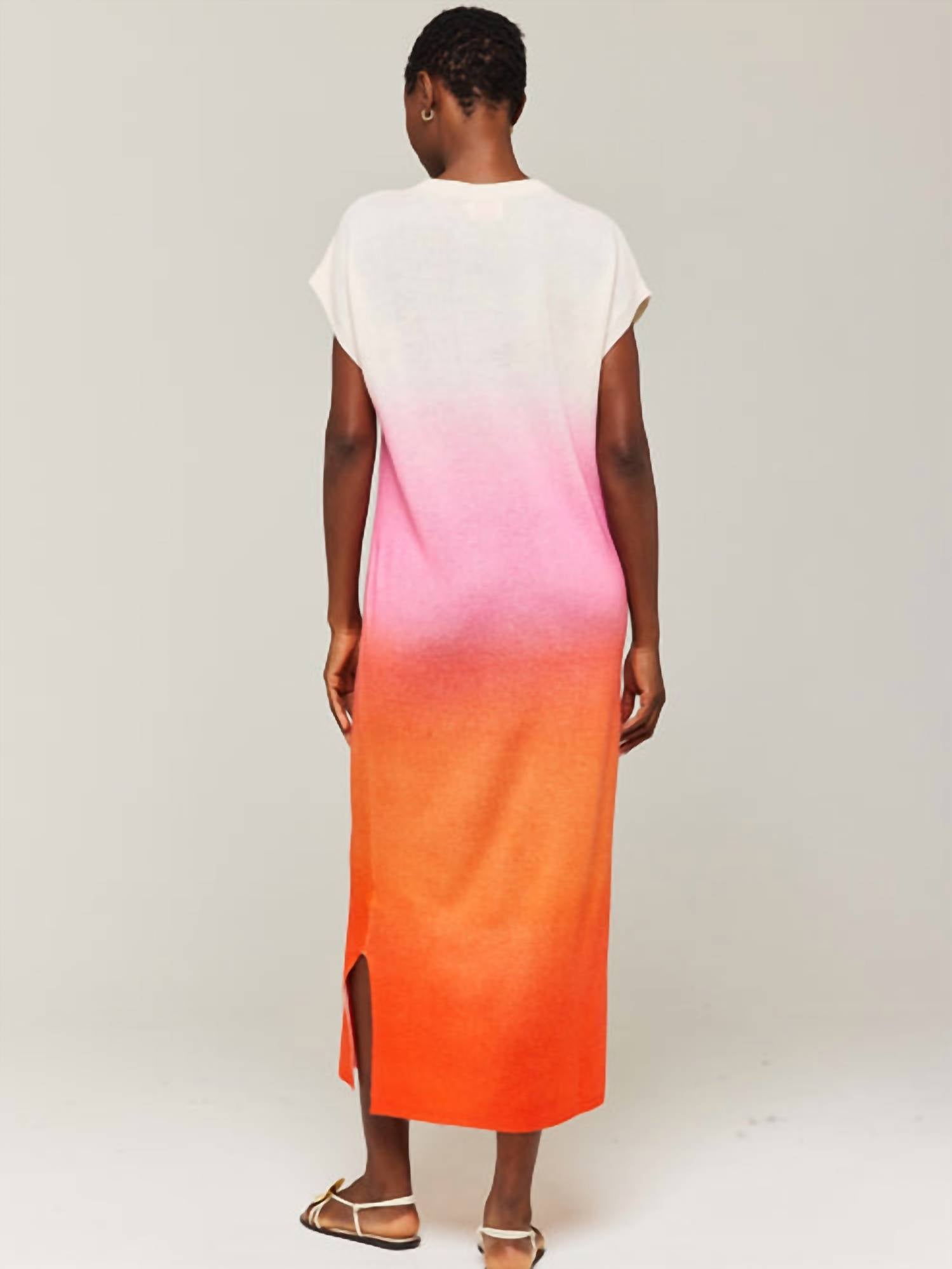 Brodie Cashmere - Bali Ombre Midi Cashmere Dress