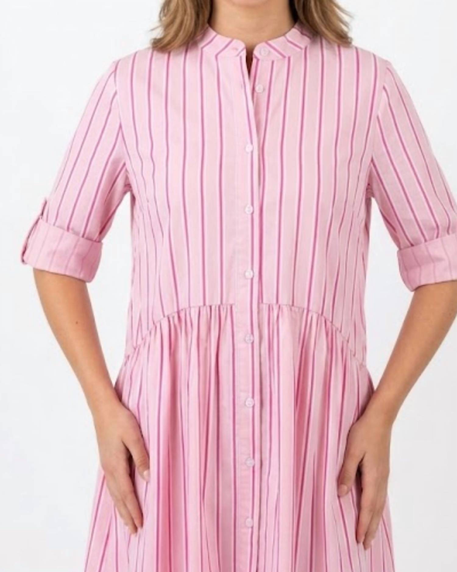 Thml - Striped Button Up Dress