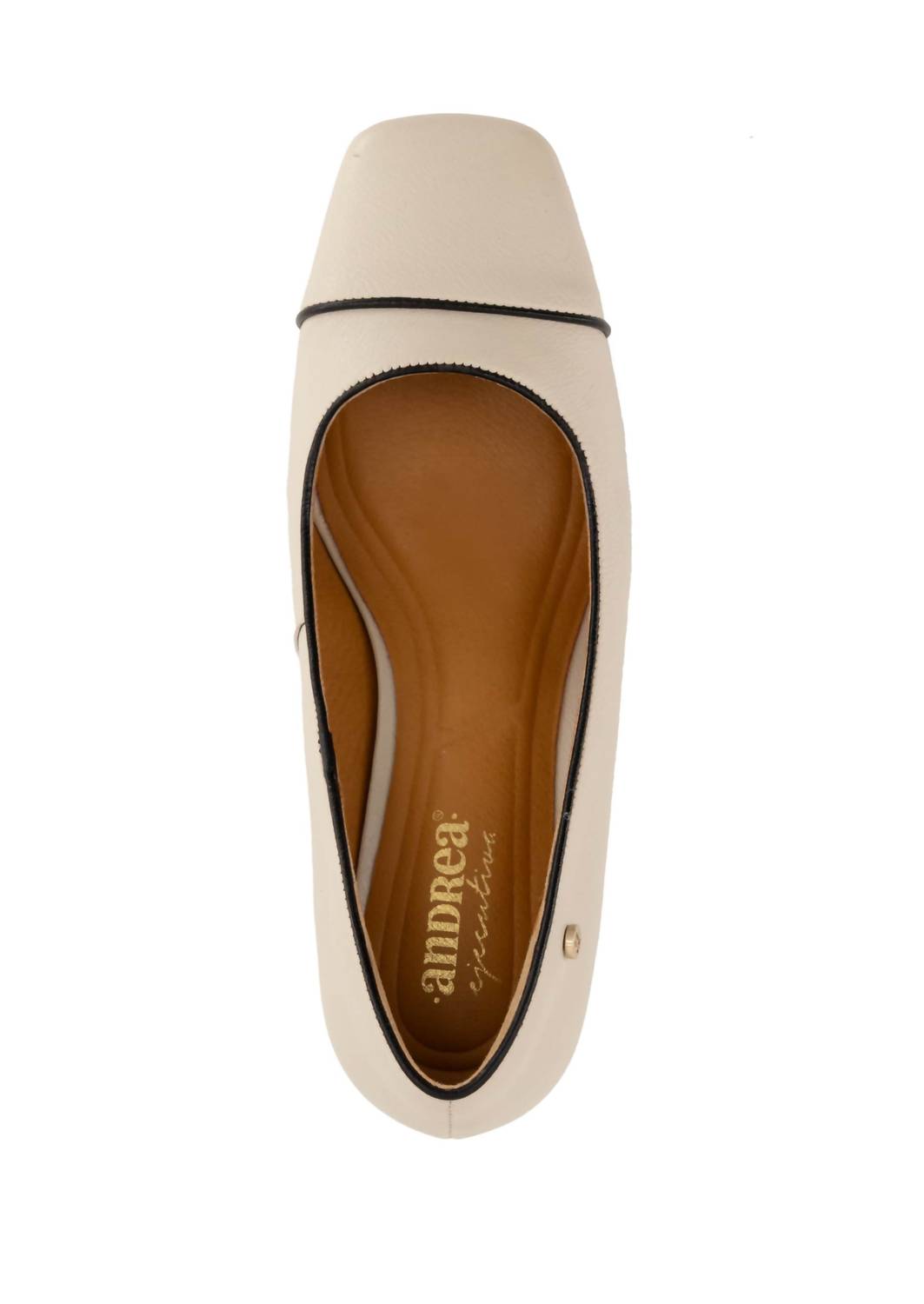 Andrea Women's Block Heel Pump in bone - women's heels - alternate view
