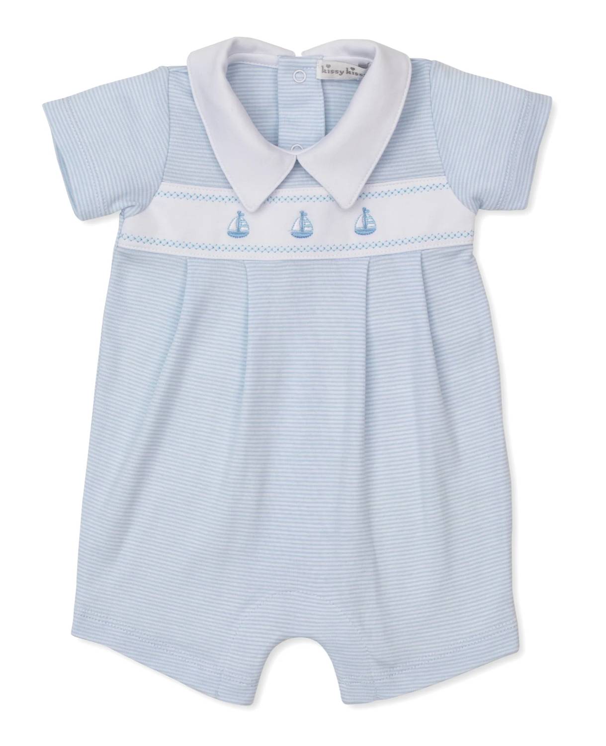 Kissy Kissy - Boy's Classic Treasures Short Sleeve Playsuit