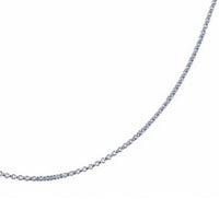 Lafonn Women's Classic Chain 20" Necklace in platinum bonded sterling silver - women's jewelry - detail view