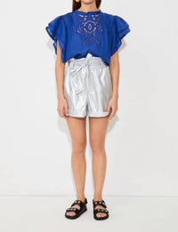 Suncoo Women's Benasi Shorts in grey - women's shorts - detail view