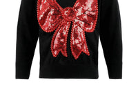 Lola + The Boys - Kid's Big Bow Sweater