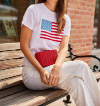 Sail To Sable - Short Sleeve Flag Sweater