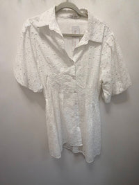 Bishop + Young - Jacqueline Bubble Sleeve Eyelet Mini Dress