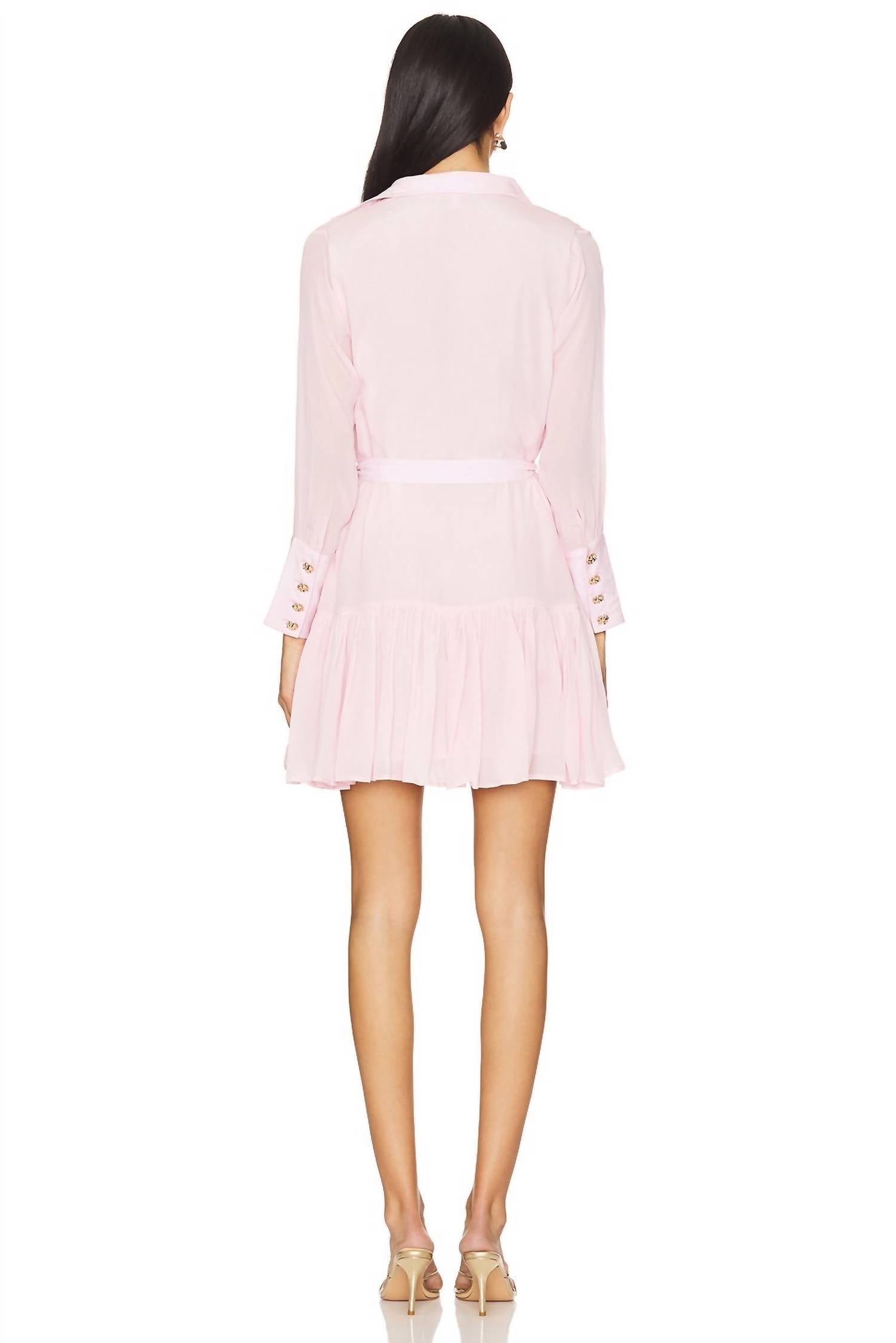 Karina Grimaldi - Daphne Solid Mini Dress