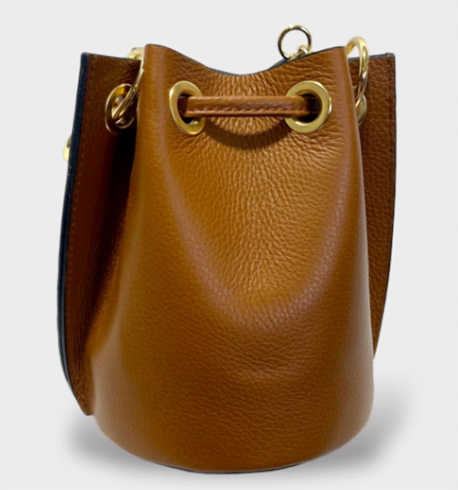 Charlie Leather - Women's Demi Small Bucket Bag