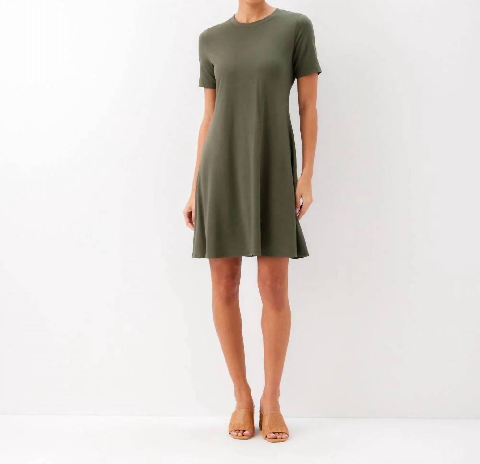 Karen Kane - Short Sleeve A-Line Dress