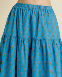 Aureum - Printed Midi Skirt