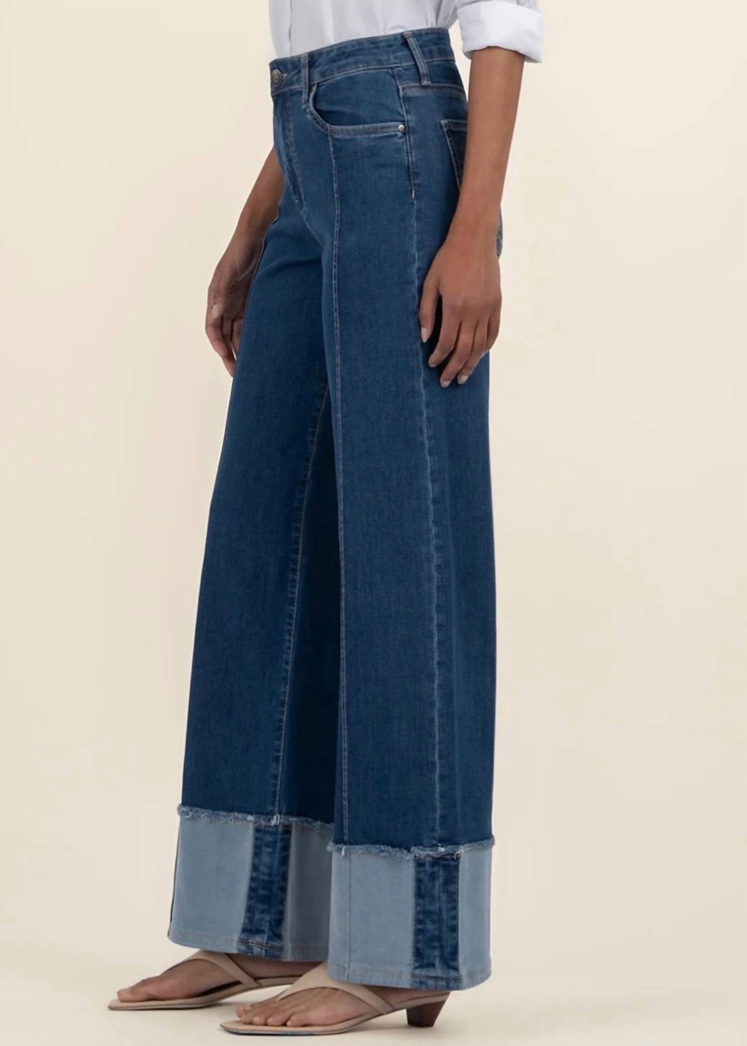 Kut From The Kloth - Margo High Rise Wide-leg Denim Jean