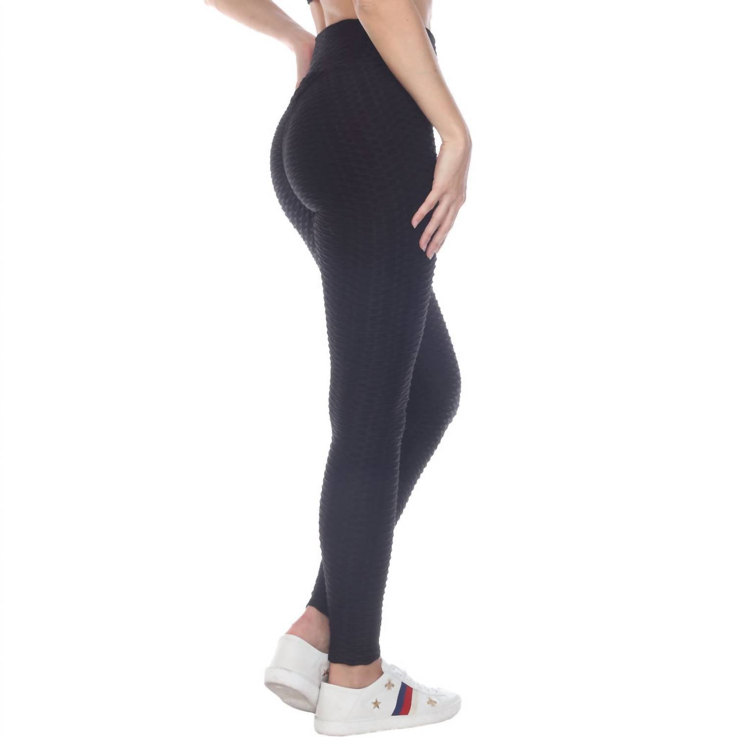 GOLDHAUS Tiktok Butt Lifting And Defining Leggings in black - women's pants - alternate view