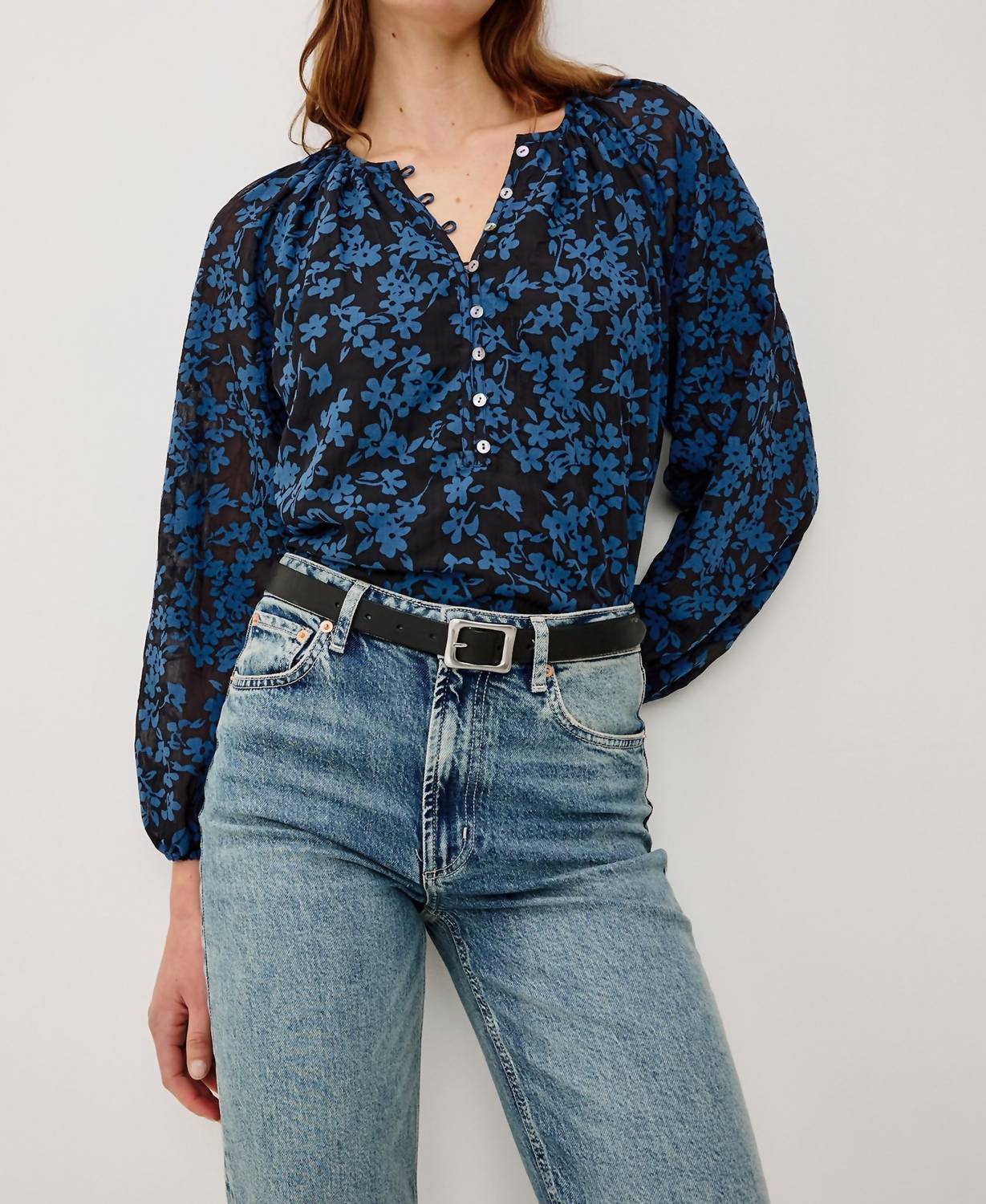 Rails - Indi Crinkle Poplin Top